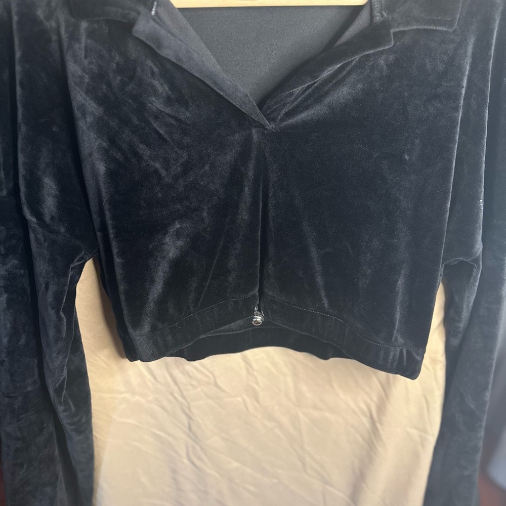 Eye Candy Black Velvet Women's Hoodie